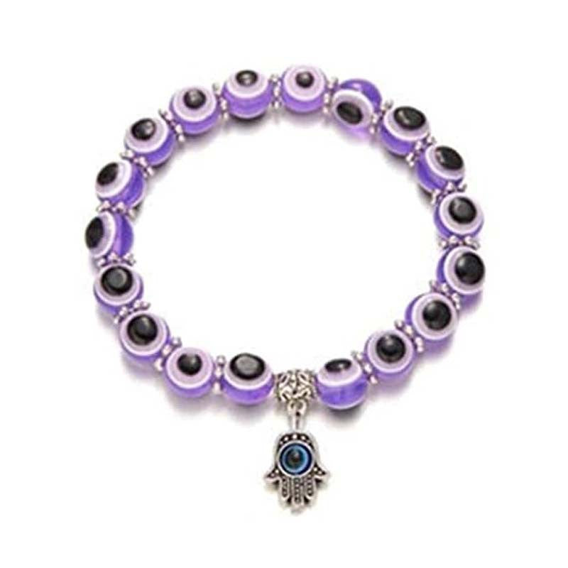 Wholesale Resin Ball Devil's Eye Bead Bracelet